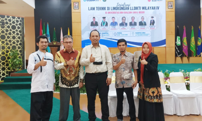 Perkuat Mutu Kampus, BPM UNIDA Ikuti Sosialisasi LAM Teknik LLDIKTI Wilayah IV