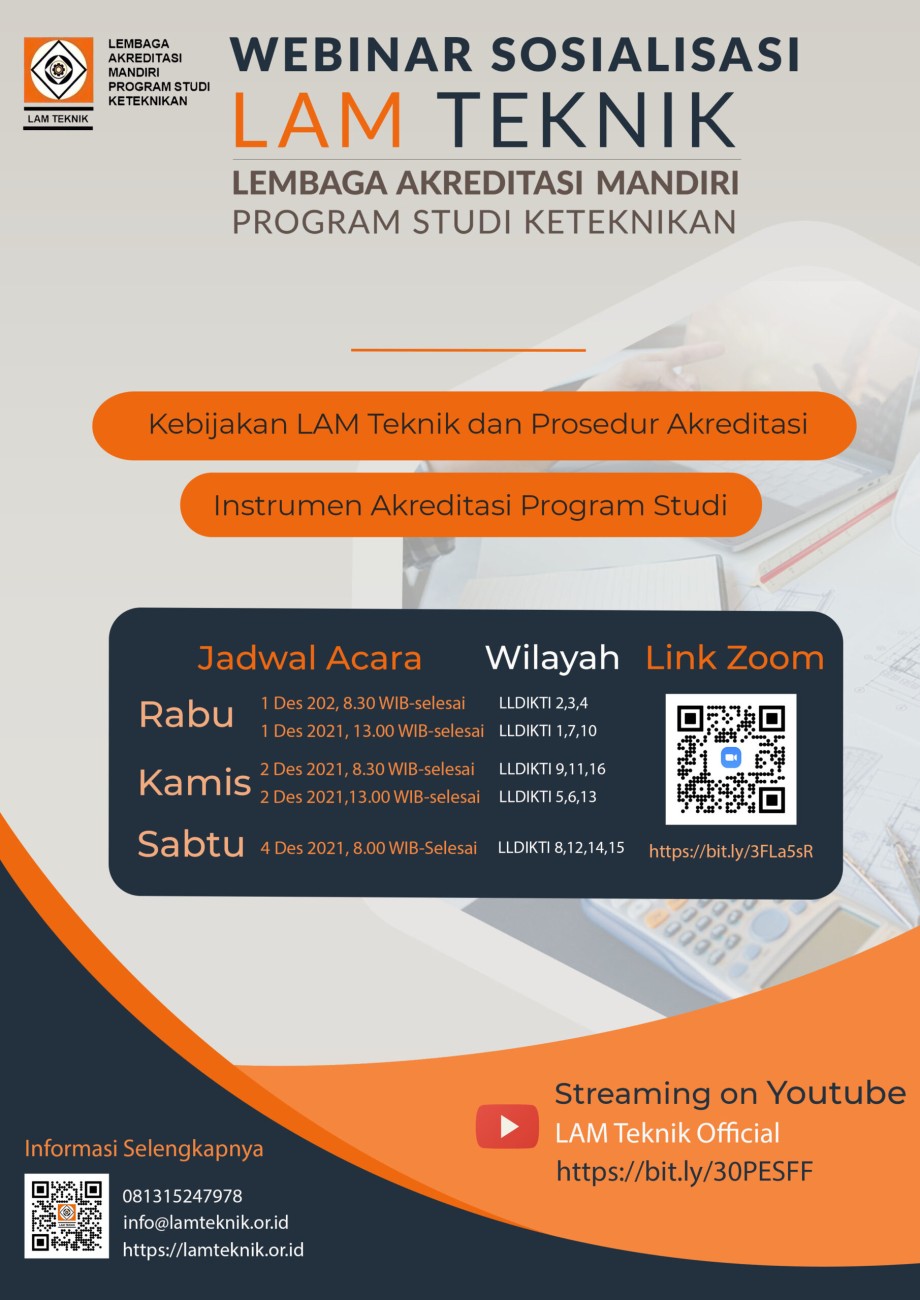 Webinar Sosialisasi LAM Teknik